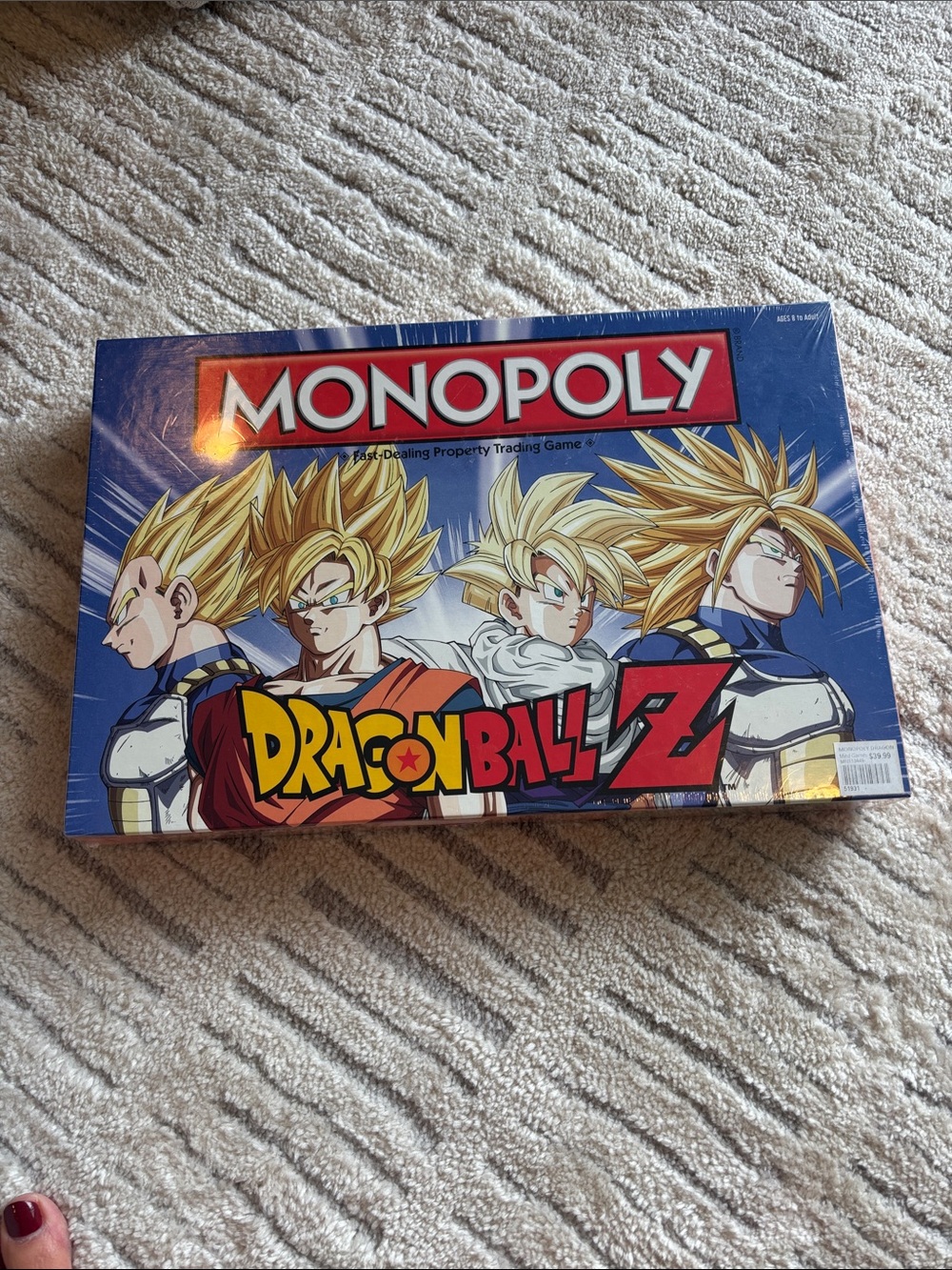 MONOPOLY Dragon Ball Z Board Game - Blue Box